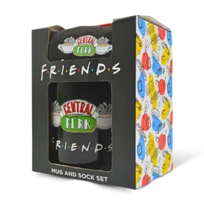 Image of HOX Xpressions Friends Central Perk Mug &amp; Sock Gift Set