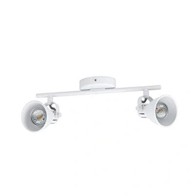 Image of Eglo Lighting Seras 2 Lamp Twin Spotlight White