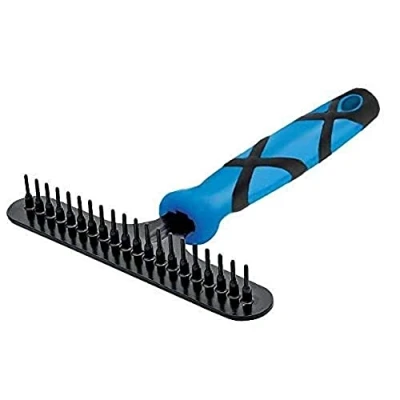 Image of GROOM PROFESSIONAL Undercoat Rake for Dogs Deshedding Brush &amp; Dematting Tool Cats Removes from Dog&#039;s Coat Non Slip Grip Handle