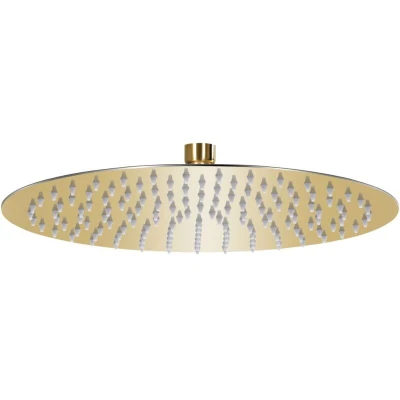 Image of vidaXL Rain Shower Head Stainless Steel 30 cm Round Gold