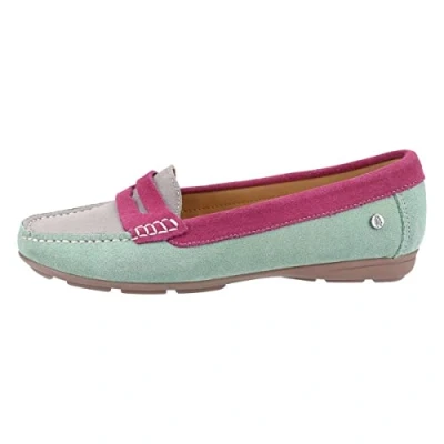 Image of Hush Puppies Women&#039;s Margot Multi Loafer, Green/Pink/Grey, 5 UK
