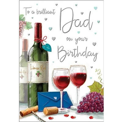 Image of Birthday Card Dad 9 x 6 inches Regal Publishing, C80032