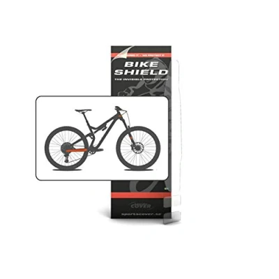 Image of Bike Shield Chainstay and Cable Kit, Transparent Gloss