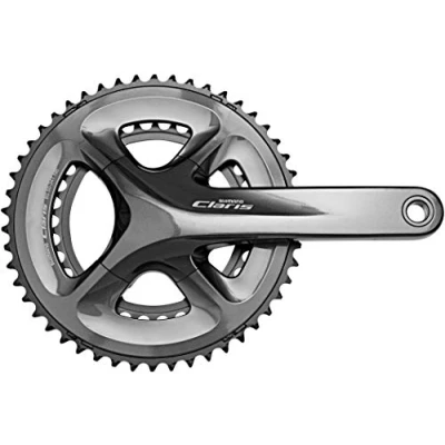Image of Shimano FC R2000 Claris compact chainset, 8 speed 50 / 34T 170 mm
