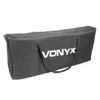 Image of VONYX Disco DJ Lighting Screen 4 Panel Facade Deck Stand Booth Carry Transport Bag