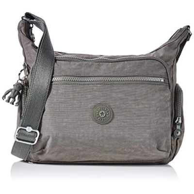 Image of Kipling Gabbie, Women’s Cross Body Bag, Green (Seagrass), 35.5x30x18.5 cm (B x H T)