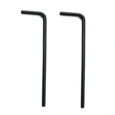 Image of Musiclily Basic 3/32&quot; Steel Guitar Allen Key Hex Wrench for 70s Fender Instrument with Micro Tilt Neck Adjustment, Black (Set of 2)