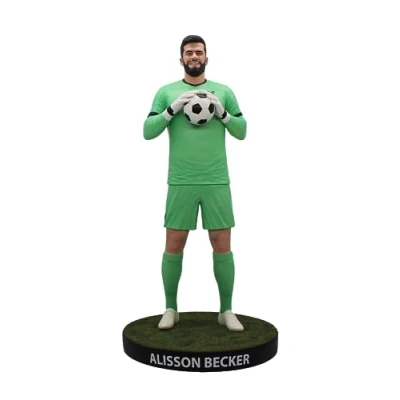 Image of SoccerStarz Football&#039;s Finest Officially Licensed Liverpool Football Club Alisson Becker, 60cm Highly Detailed Resin, Luxurious Collectable Statue