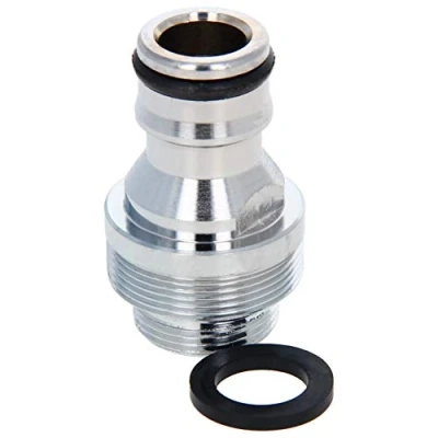 Image of Othmro Brass Garden Hose Quick Connector Nozzle Pipe Adapter 18mm Male Threaded 1pcs