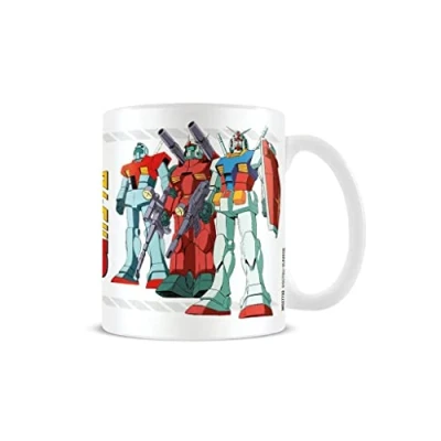 Image of Pyramid International Gundam Mug (Gundam Mobile Suit Design) 11oz Ceramic White Mug, Coffee &amp; Large in Presentation Gift Box Official Merchandise