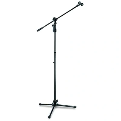 Image of Hercules ms632b 2 in 1 boom microphone stand