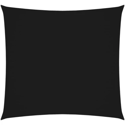 Image of vidaXL Sunshade Sail Oxford Fabric Square 6x6 m Black