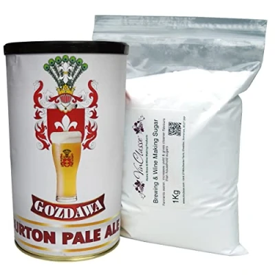 Image of Gozdawa Burton Pale Ale 40 Pint Homebrew Beer Ingredient Kit Including 1Kg Vinclasse Brewing Sugar