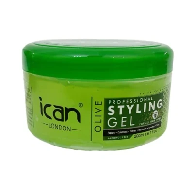 Image of ican London Alcohol Free Olive Oil Styling Gel 200ml