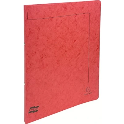 Image of Exacompta ref. 54255E 1 Glossy card binder 2 round rings, diameter 15 mm Spine 20 External dimensions: 32 x 25 cm A4 file format Colour: red