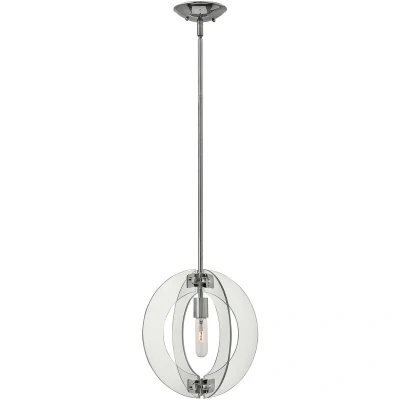 Image of Hinkley Solstice Spherical Hanging Mini Pendant Light 1x E27 Polished Chrome