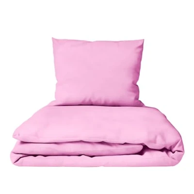 Image of 2 Piece Baby Children Quilt Duvet &amp; Pillow Set 80x70 cm to fit Crib or Pram (Pink)