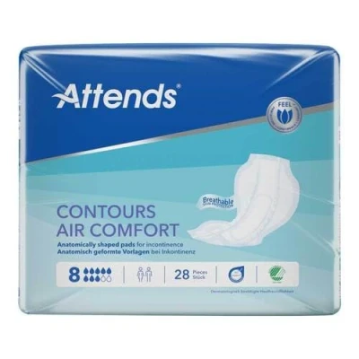 Image of Attends Contours Air Comfort 8, 28 Piece