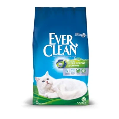 Image of Ever Clean Clumping Cat Litter, Extra Strong Scented 20L