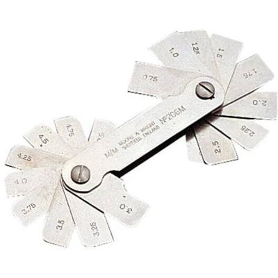 Image of Bowers Group Radius Gauge Sleeve 16 Piece 5.5 13mm 206MA