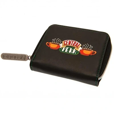 Image of Groovy Uk Harry Potter Friends Central Perk Zip close Coin Purse, Black/Green/Red/White/Yellow