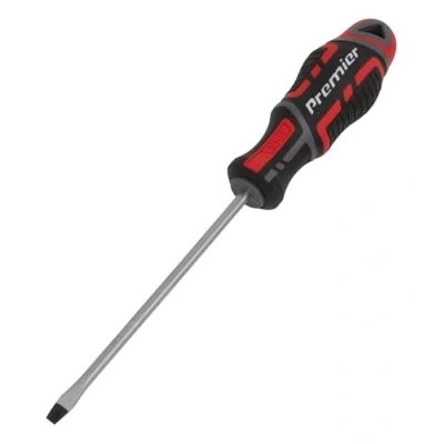 Image of Sealey Premier Screwdriver Slotted 4 x 100mm GripMAX®