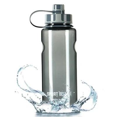 Image of Petfu Sport Water Bottle 1.5 Litre Large Bottles with Filter BPA Free Drinks Personalised Jug Leakproof for School, Gym, Work, Camping, Hiking