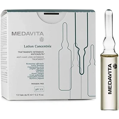 Image of Medavita Lotion Concentree Anti Hair Loss Intensive Treatment pH 3.5 13vials x 6ml