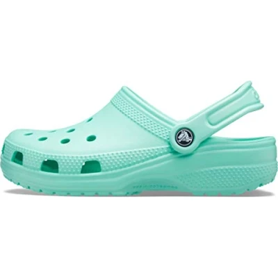 Image of Crocs Unisex Classic Clogs, Pistachio, 1 UK Men/ 2 Women