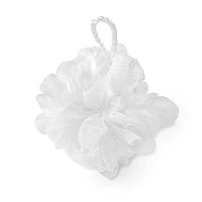 Image of Manicare Exfoliating Body Puff, Soft Back And Scrubber, Shower Bath Spa, Cleansing, Washing, Loofah, Good For Circulation, Cellulite Dry Dead Skin, Ingrown Hair Treatment, Tan Remover