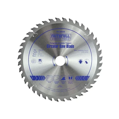 Image of Faithfull TCT Circular Saw Blade 254 x 30mm 40T POS FAIZ25440