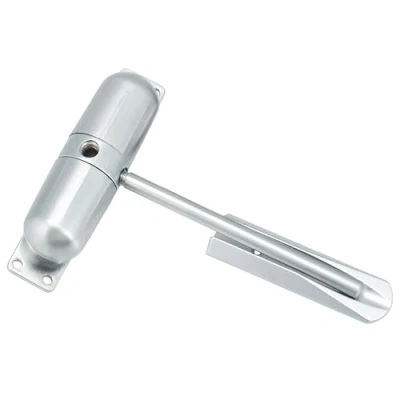 Image of Burg Wachter DCSC217B DCB Satin Chrome Surface Mounted, Spring Loaded Door Closer