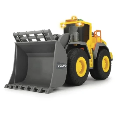 Image of Dickie Toys VOLVO WHEEL LOADER LIGHTS &amp; SOUNDS TOY VEHICLE