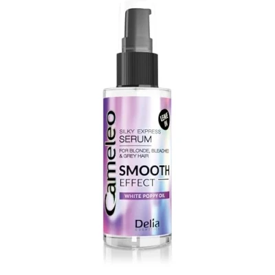 Image of Cameleo Silver Serum for Blonde, Grey, Bleached Hair No Yellow Colour UV Protection with Poppy Seed Oil Intensive Treatment Highlighted Parabens FREE 55ml