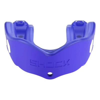 Image of Shock Doctor Unisex&#039;s Gel Max Flavour Fusion Mouthguard, Blueraspberry, 11+ Adult
