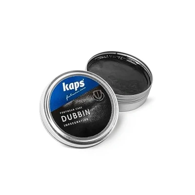 Image of Kaps Quality Shoe Dubbin Wax, Nourishment And Waterproofing For Leather, (Black, 50Ml)