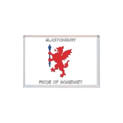 Image of Glastonbury Pride of Somerset County Flag Jumbo Fridge Magnet