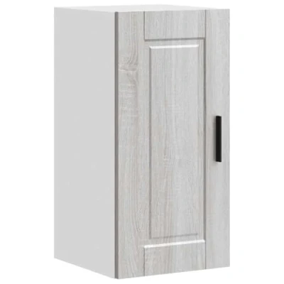 Image of vidaXL Kitchen Wall Cabinet Engineered Wood Cupboard, Grey Sonoma, 60x31x60 cm Modern Storage Unit for Kitchen/Living Room