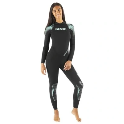 Image of SEAC Cover 5 mm, One piece UltraStretch Neoprean Diving Wetsuit, black, L