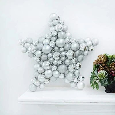 Image of Mr Crimbo Christmas Bauble Star Decoration Novelty Xmas Ornament 33cm