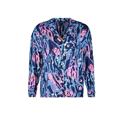 Image of Trendyol Women Plus Size Fitted Basic Shirt Collar Woven Shirt,Blue,44