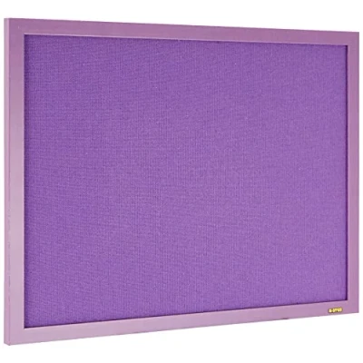 Image of BiSilque Notice Board Framed W600xH450 Lavender Ref FB0469418