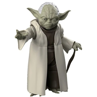 Image of BANDAI Hobby Star Wars Character Line Yoda 1/6 &amp; 1/12, White (BAN214473)