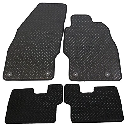 Image of Fully Tailored Rubber Car Mat, Set of 4