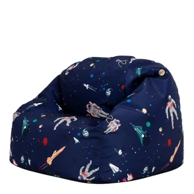 Image of Bean Bag Bazaar Kids Chair, Lost in Space, Beanbags for Children, Girls and Boys Bags Bedroom, Living Room, Play Outdoor
