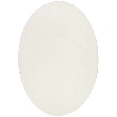 Image of vidaXL Rug &quot;HUARTE&quot; Cream 160x230 cm Oval