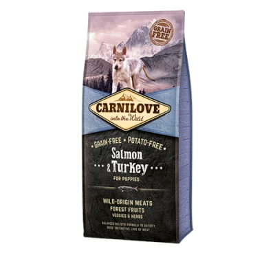 Image of Carnilove Puppy Dog Food 1.5KG Salmon &amp; Turkey