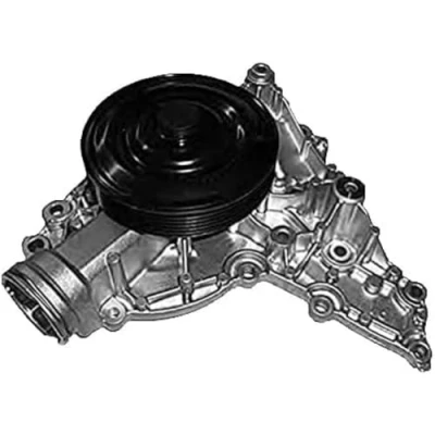 Image of 2722000901, A2722000901 Water pump VALEO 506964 V Ribbed Belt Pulley with gaskets/seals without lid MERCEDES BENZ: C Class Saloon, E Saloon