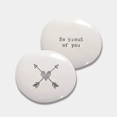 Image of East of India Porcelain Pebble So Proud