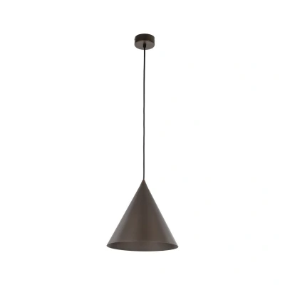 Image of TK Lighting Cono pendant light, 1 bulb, Ø 25 cm, bronze coloured
